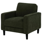 Home & Sleep Outlet - Ruth Fabric Upholstered Track Arm Accent Chair Matcha Green