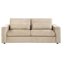 Amador Chenille Upholstered Track Arm Sofa Camel