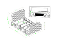 NATALIA 5115BK-K (5-Piece Bed Set)