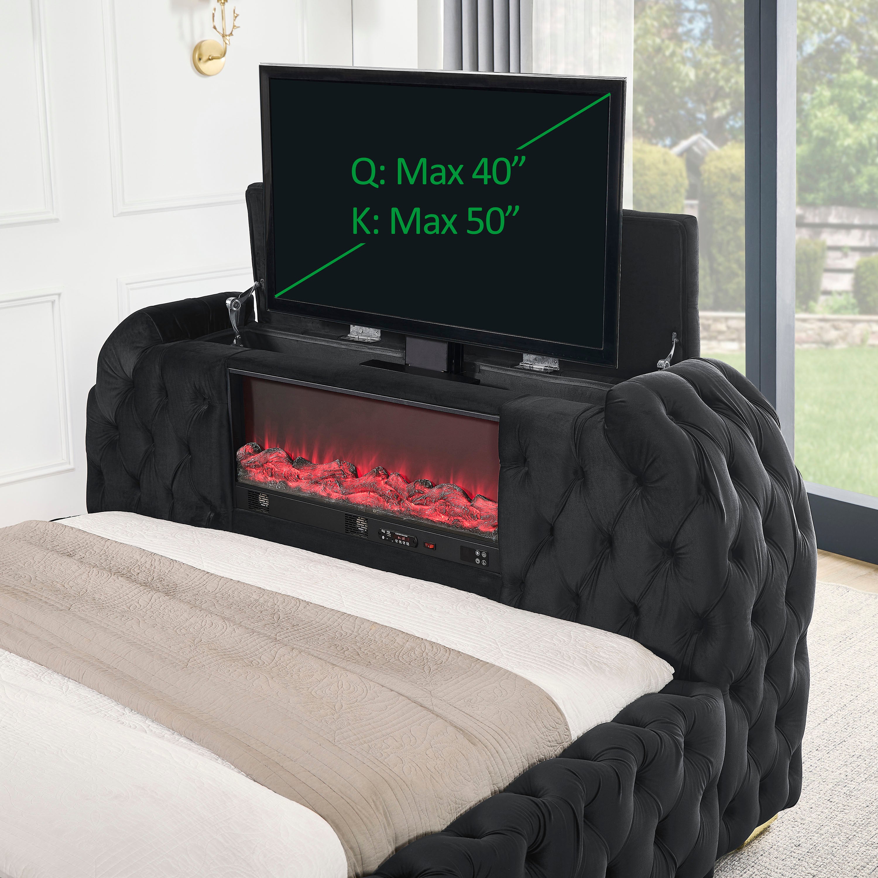 NATALIA 5115BK (9-Piece Bed Set)