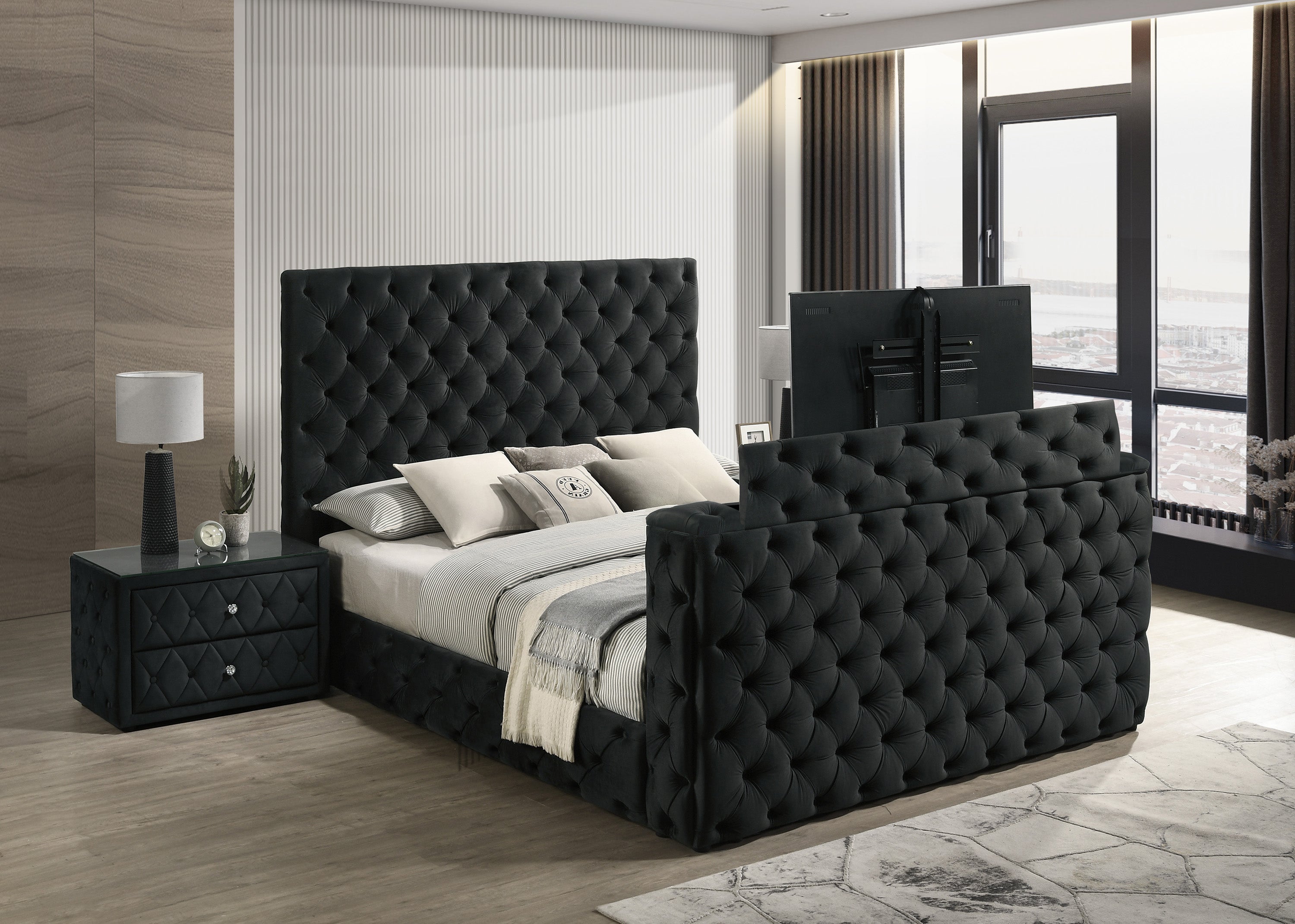 JOSEPHINE 5213BK (6-Piece Bed Set)