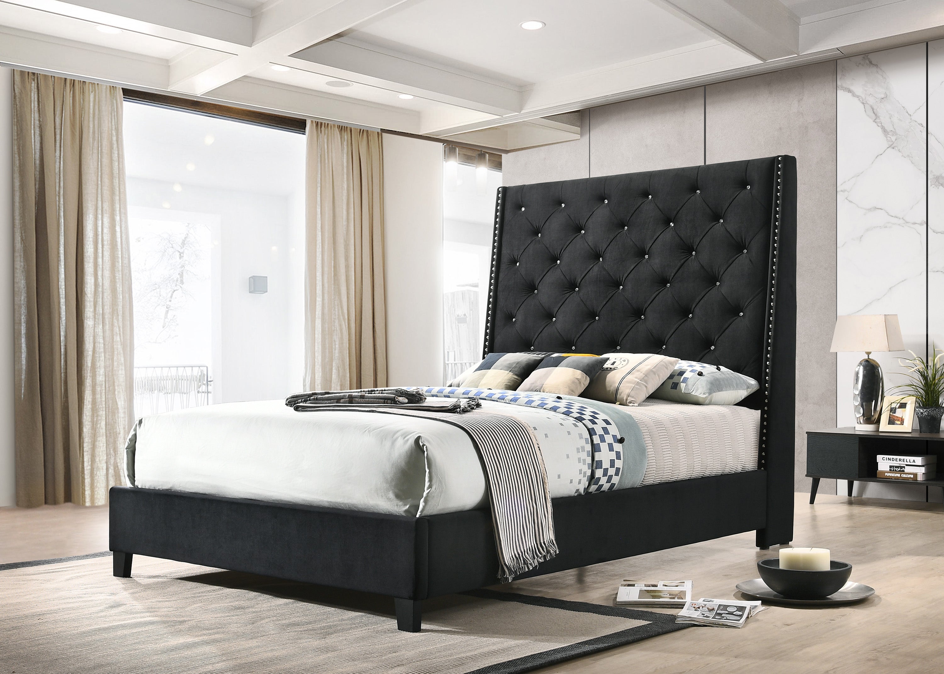 CHANTILLY 5265BK-K (2-Piece Bed Set)