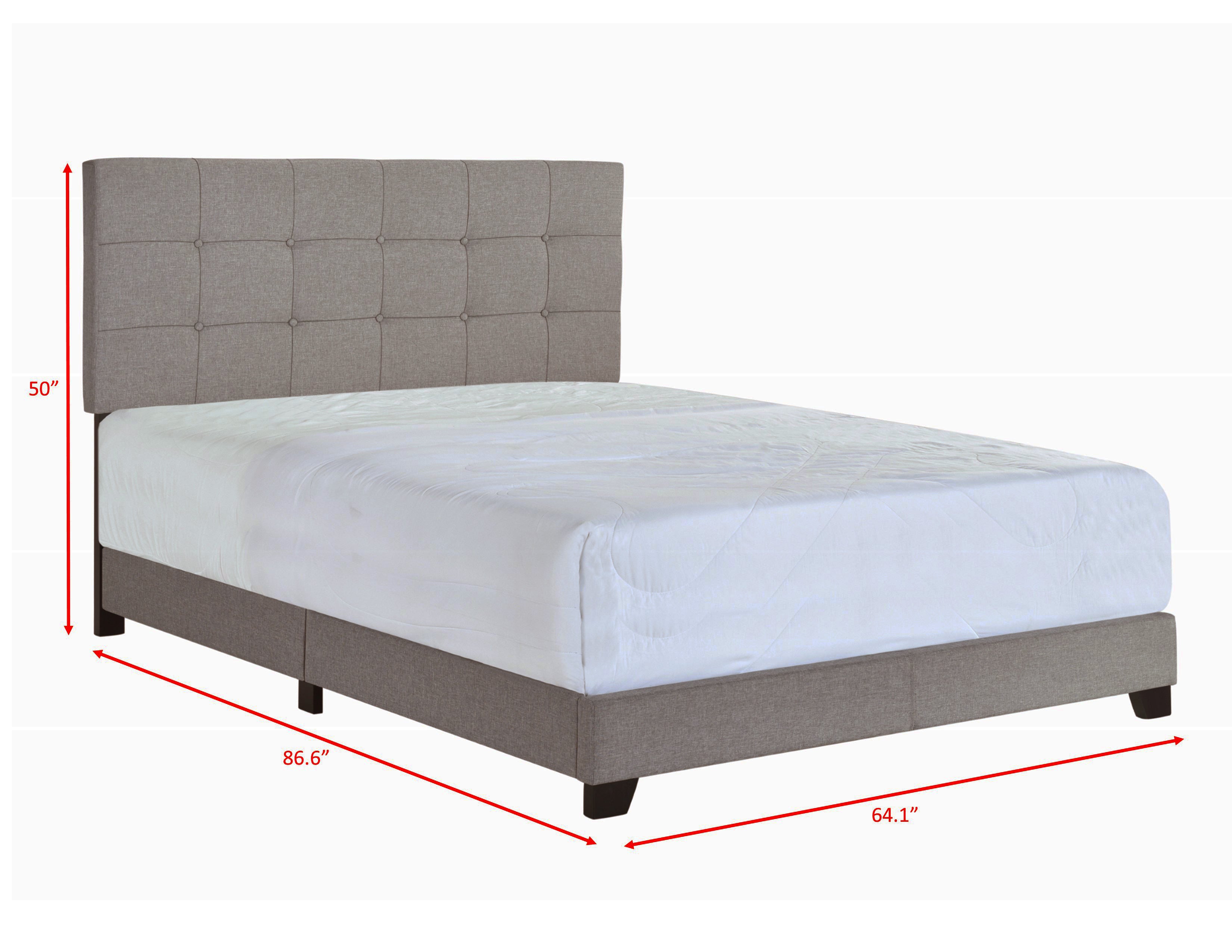 FLORENCE SETB9270-5270GY (6-Piece Bedroom Set)