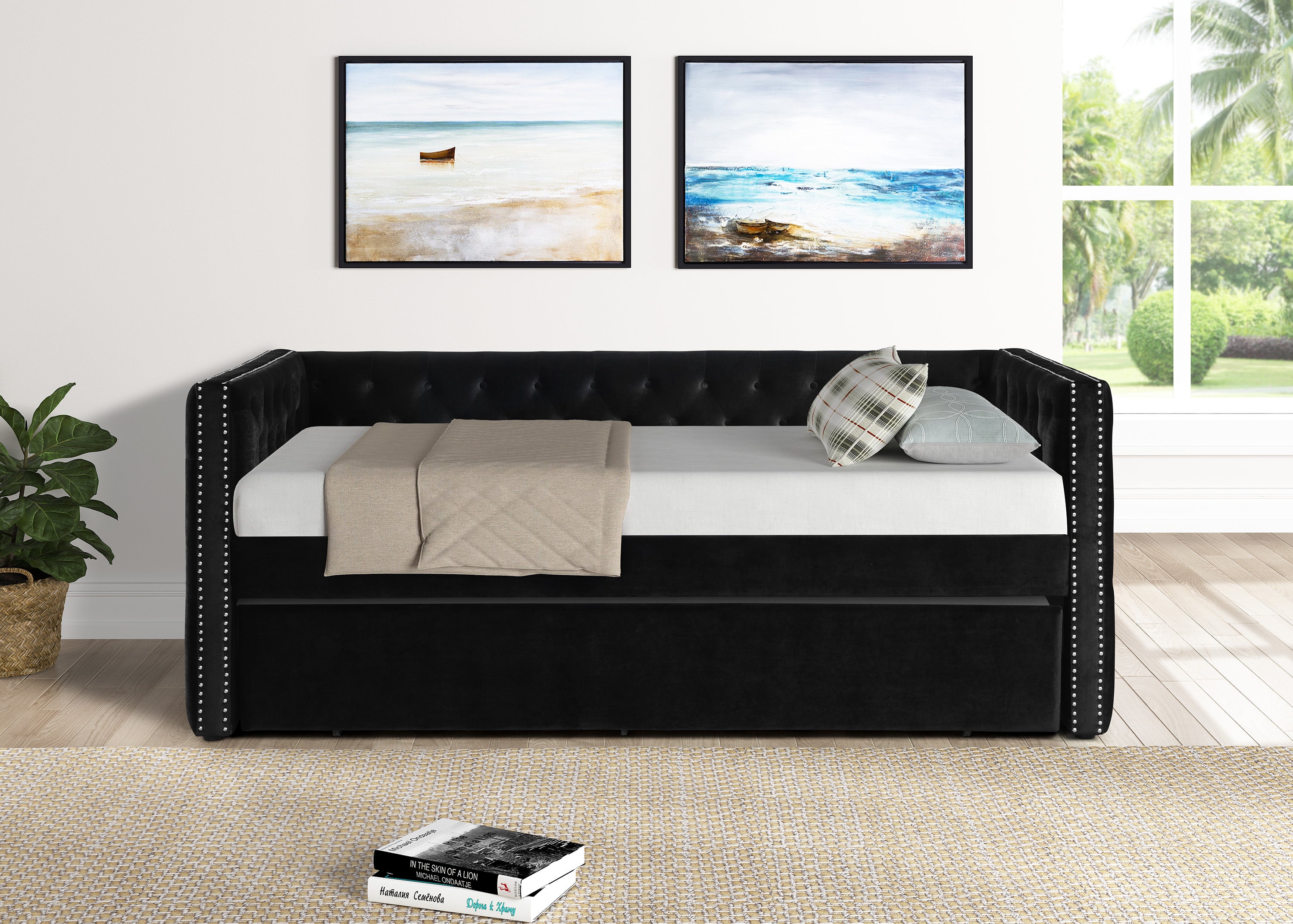 TRINA 5335BK-SET (2-Piece Daybed Set)