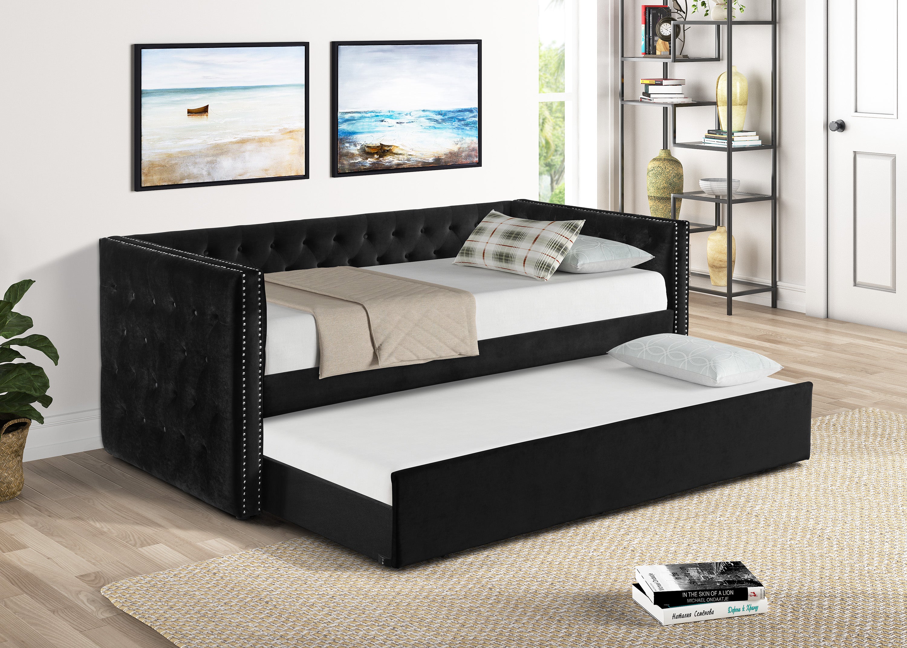 TRINA 5335BK-SET (2-Piece Daybed Set)