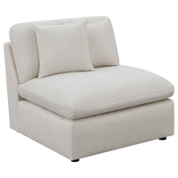 Hobson 4-piece Upholstered Modular Sectional Sofa Ivory