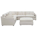 Hobson 6-piece Upholstered Modular Sectional Sofa Ivory