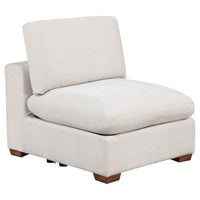 Lakeview 5-piece Upholstered Modular Sectional Sofa Ivory