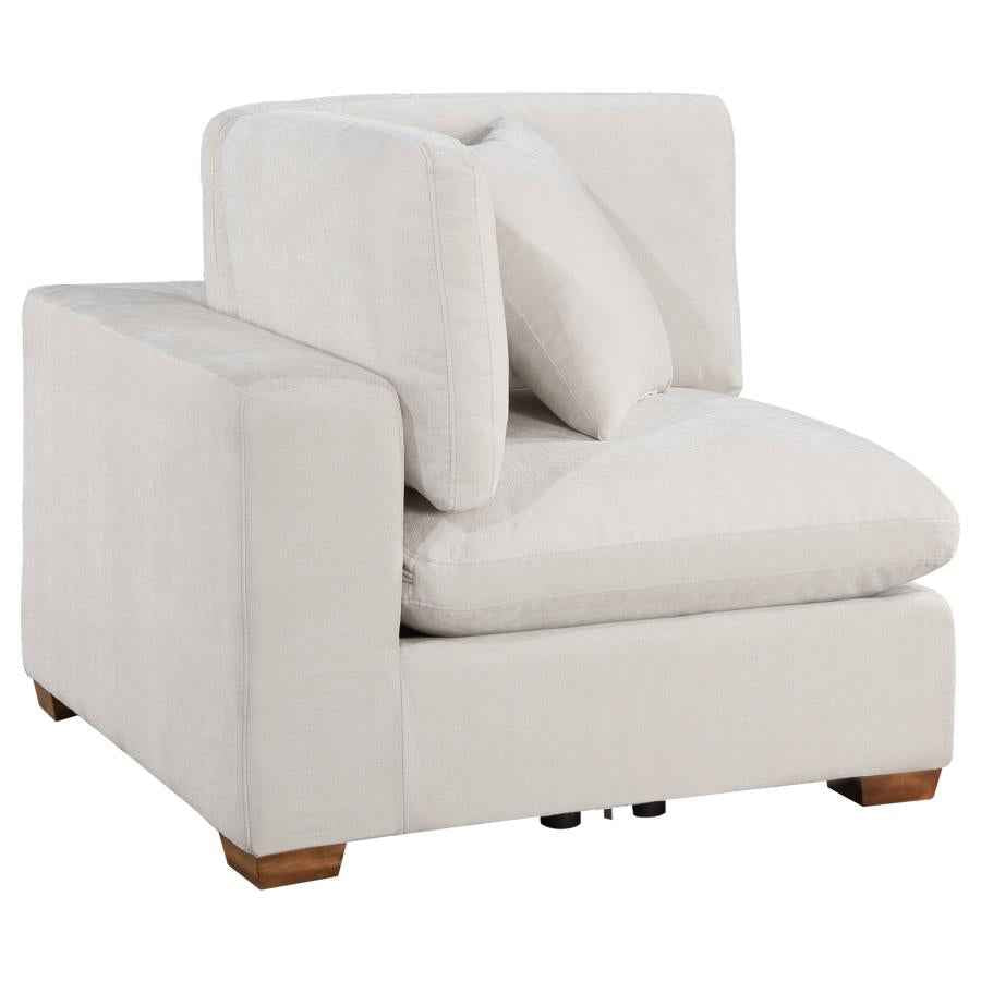 Lakeview 6-piece Upholstered Modular Sectional Sofa Ivory