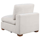 Lakeview Upholstered Armless Chair Ivory