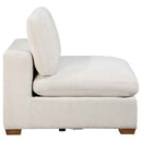 Lakeview Upholstered Armless Chair Ivory