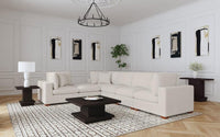 Lakeview Upholstered Corner Chair Ivory