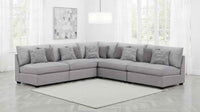 Cambria 5-piece Upholstered Modular Sectional Sofa Grey