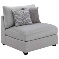 Cambria 6-piece Upholstered Modular Sectional Sofa Grey