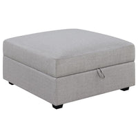 Cambria 6-piece Upholstered Modular Sectional Sofa Grey