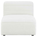 Sunny Upholstered Armless Chair Natural