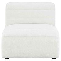 Sunny Upholstered Armless Chair Natural