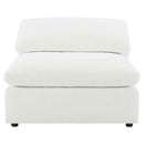 Raleigh Boucle Upholstered Armless Chair Ivory