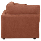 Home & Sleep Outlet - Elysia Chenille Upholstered Modular Corner Chair Coral