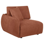 Home & Sleep Outlet - Elysia Chenille Upholstered Modular LAF Chair Coral