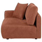 Home & Sleep Outlet - Elysia Chenille Upholstered Modular LAF Chair Coral
