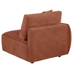 Home & Sleep Outlet - Elysia Chenille Upholstered Modular LAF Chair Coral