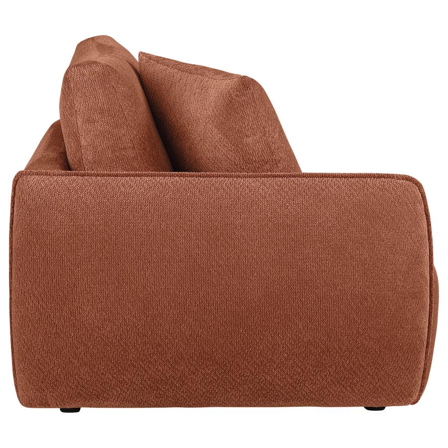 Home & Sleep Outlet - Elysia Chenille Upholstered Modular LAF Chair Coral