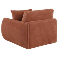 Elysia Fabric Upholstered Modular RAF Chair Coral