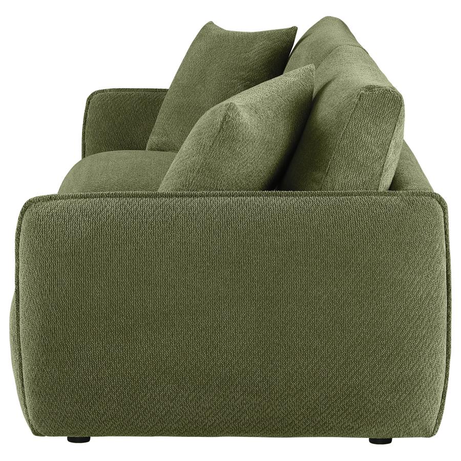 Home & Sleep Outlet - Elysia Chenille Upholstered Modular Lounge Loveseat Green