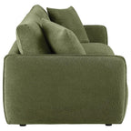 Home & Sleep Outlet - Elysia Chenille Upholstered Modular Lounge Loveseat Green