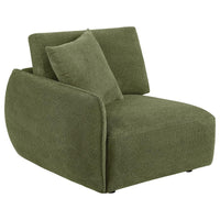 Elysia 6-piece Fabric Upholstered Modular Sectional Sofa Green