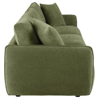 Elysia Fabric Upholstered Modular Lounge Sofa Green
