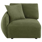 Home & Sleep Outlet - Elysia Chenille Upholstered Modular LAF Chair Green