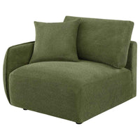 Elysia Fabric Upholstered Modular LAF Chair Green
