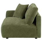 Home & Sleep Outlet - Elysia Chenille Upholstered Modular LAF Chair Green