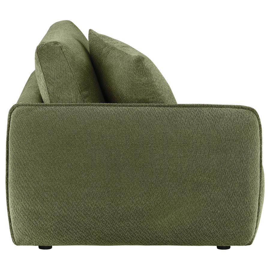 Home & Sleep Outlet - Elysia Chenille Upholstered Modular LAF Chair Green