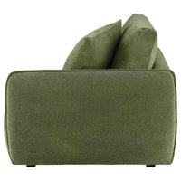 Elysia Fabric Upholstered Modular RAF Chair Green