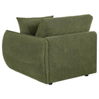 Home & Sleep Outlet - Elysia Chenille Upholstered Modular RAF Chair Green