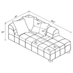 Home & Sleep Outlet - Amara Upholstered RAF Chaise