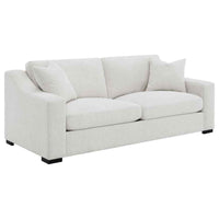 Ashlyn 3-piece Upholstered Track Arm Sofa Set Sand