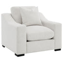 Ashlyn 3-piece Upholstered Track Arm Sofa Set Sand