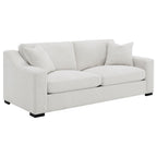 Home & Sleep Outlet - Ashlyn Fabric Upholstered Track Arm Sofa Sand