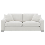 Home & Sleep Outlet - Ashlyn Fabric Upholstered Track Arm Sofa Sand