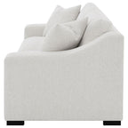 Home & Sleep Outlet - Ashlyn Fabric Upholstered Track Arm Sofa Sand