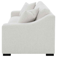 Ashlyn Fabric Upholstered Track Arm Sofa Sand