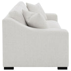 Home & Sleep Outlet - Ashlyn Fabric Upholstered Track Arm Sofa Sand