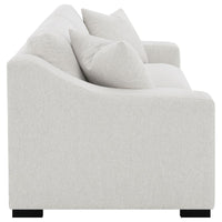 Ashlyn Fabric Upholstered Track Arm Sofa Sand