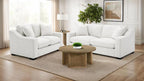 Home & Sleep Outlet - Ashlyn Fabric Upholstered Track Arm Sofa Sand