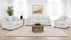 Home & Sleep Outlet - Ashlyn Fabric Upholstered Track Arm Sofa Sand