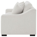Home & Sleep Outlet - Ashlyn Fabric Upholstered Track Arm Loveseat Sand
